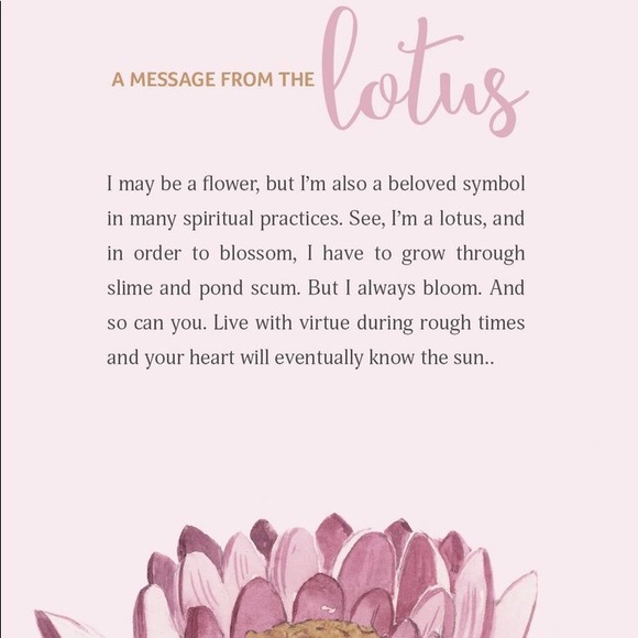 Amethyst Crystal Stone Lotus Flower Necklace - Picture 4 of 6